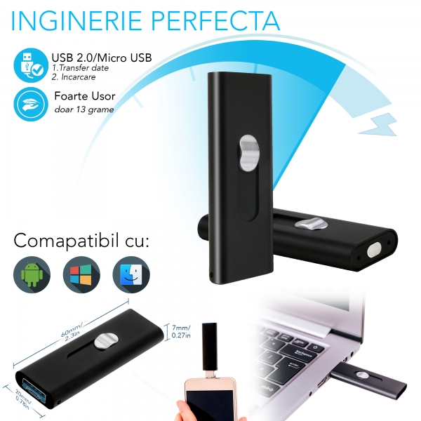 Stick usb de memorie reportofon spion cu activare la voce  8 Gb - 147 ore SR089GB22 [10]