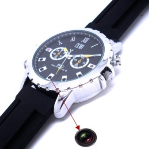 Camera Video Spion Mascata in Ceas de Mana cu Filmare pe Timp de Noapte, Rezolutie 1920x1080p [2]