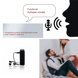 Stick USB de Memorie Spion cu Inregistrare 384kbps, Functie de Activare Vocala, Memorie Interna 8Gb - 564 de ore - Model Profesional [4]