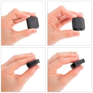 Reportofon pentru Spionaj Audio cu Parola si Activare Vocala Setabila, Model Profesional, Memorie Interna 16Gb - 1144 de ore - 1536 kbps , aTTo 16GB [3]