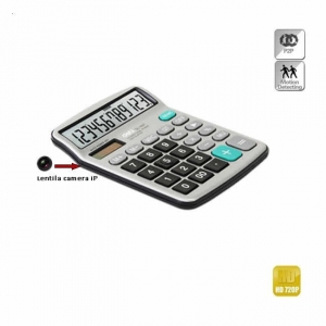 Camera spy wi-fi ip p2p camuflata in calculator de birou , 720p  - Model CBCVDCSWIP22 [1]