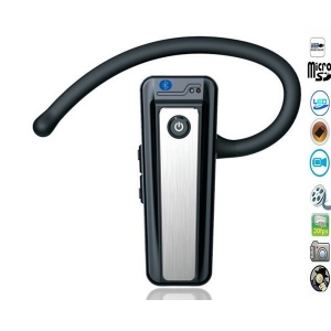 Camera Video Spy, Card MicroSD 32 GB, Rezolutie 1920x1080p Integrata in Casca Bluetooth [1]