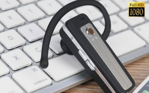 Camera Video Spy, Card MicroSD 32 GB, Rezolutie 1920x1080p Integrata in Casca Bluetooth [0]