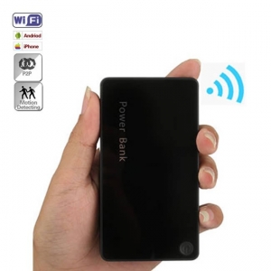 Minicamera Video Spy Ascunsa in Baterie Externa Telefon DVR, Wi-Fi IP, P2P, 1920x1080p, 64GB [1]