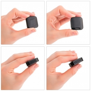 Mini Reportofon Activare Vocala si Parola De Protectie - -24 de ore Baterie - 4GB- 286 de ore - 1536 kbps, Model Profesional aTTo 4GB [1]