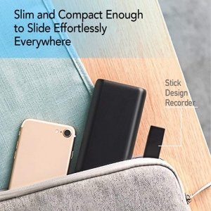 Reportofon Spy, Funcție de Activare Vocală, Autonomie 26 Ore, 8Gb Memorie – 94 de Ore, UltraSlim [3]