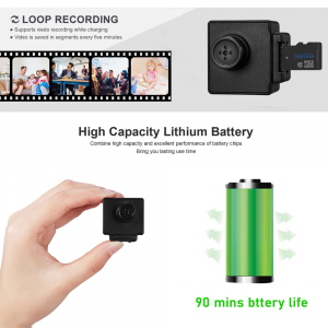 Camera Video Spy Portabila cu Rezolutie FULL HD, 128GB, Alimentare Permanenta [3]