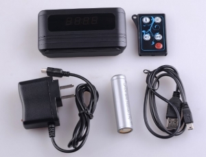 ceas spy de birou , telecomanda , detector de miscare [3]