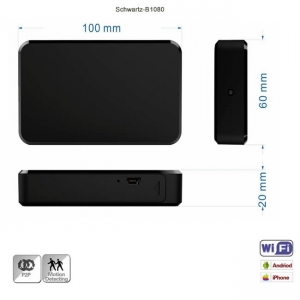 Microcamera Video Spy  Wi-Fi Ip + DVR, Detector de Miscare, Autonomie 8 Ore, 32GB [1]