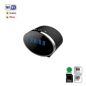 Camera Video Spy Integrata in Ceas de Birou, IP WI-FI DVR, Detector de Miscare, Rezolutie 1920x1080p, 32GB [0]