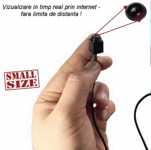 Microcamera Video Ip Spion Wireless, Wi-Fi P2P  - Vizualizare in Timp Real - Usor de Mascat -Model Profesional [5]