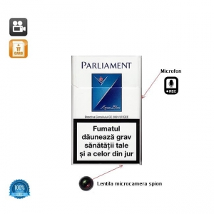 Expertul recomanda !!! - Camera Video Spion Ascunsa in Pachet de Tigari - 5 Ore Autonomie - Functie Separata de Reportofon