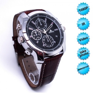 Camera Video Spion Integrata in Ceas de Mana cu NightVision si Rezolutie 1920x1080p [0]