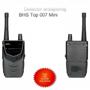 BHS Top 007 Mini – 5.2 Ghz - Detector pentru Camere si Microfoane Spion cu Scanare Manuala [3]