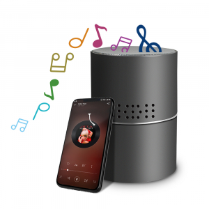 Boxă Bluetooth cu Cameră Video Spy, WI-FI, IP, P2P+DVR, Senzor de Mișcare, Lentilă Rotativă 330 de Grade [1]