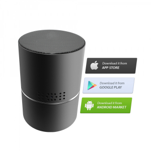 Boxă Bluetooth cu Cameră Video Spy, WI-FI, IP, P2P+DVR, Senzor de Mișcare, Lentilă Rotativă 330 de Grade [4]