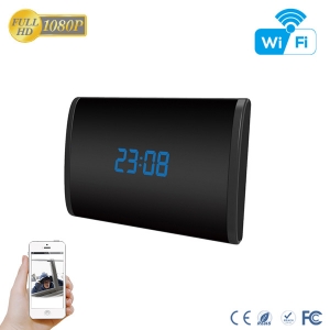 Microcamera Ip spion mascata in ceas de birou [6]