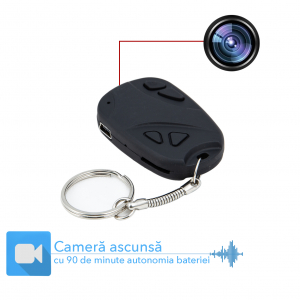 Camera Video Spion Ascunsa in Breloc Telecomanda Auto 8GB [0]