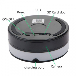 Încărcător Wireless cu Cameră Video Spy, Wi-Fi, Ip, P2P, Rezoluție 1920x1080p, Senzor de Mișcare, Lentilă 160 de Grade, 128GB [3]