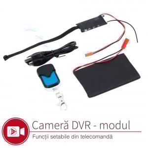 Cameră Video Spion Modul Integrabil | 8mm -12 ore - 32GB | Senzor de Mișcare și Telecomandă | MCS8MM32GB [1]