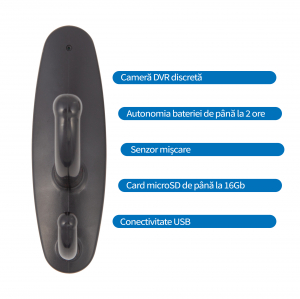 Camera Video Spy cu Rezolutie 640x480p Integrata in Cuier - Model CCS055 [2]