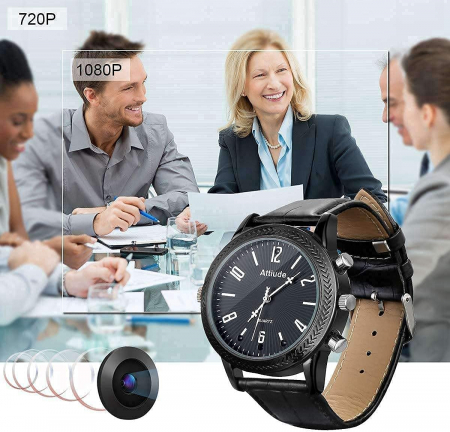 Camera Video Spy in Ceas de Mana cu Filmare pe Timp de Noapte si Memorie 32GB, CMTIRW23 [5]