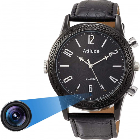 Camera Video Spy in Ceas de Mana cu Filmare pe Timp de Noapte si Memorie 32GB, CMTIRW23 [2]