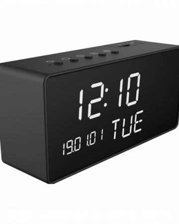 Ceas de birou cu Microcamera Wi-Fi IP Wireless Spy HD Smart, Detector de Miscare, Night Vision, 64GB, CCSWIIP31 [0]