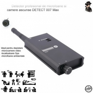 Detector Profesional de Microfoane si Camere Spion Detect 007 MAX 8 GHz, Bonus Husa Antiascultare [2]