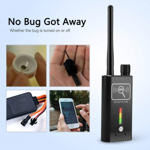 Detector Ultraprofesional de Camere Video Spion, Microfoane si Localizatoare GPS, 8.7 GHz, MAXPROTECT08, Husa Antiascultare Bonus [4]