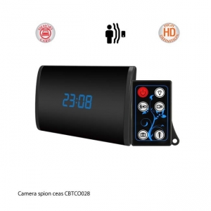 Microcamera Video Spy DVR Camuflata in Ceas de Birou, Detector de Miscare, 1920x1080p [1]