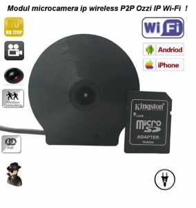 MiniCamere IP P2P - vizualizare prin internet pe telefon - Modul camera Ip wireless