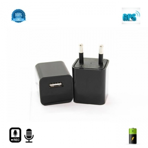 Microfon spy HIBRID cu reportofon 2400 de ore + microfon gsm cu detectie voce + agps [0]