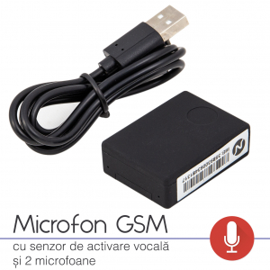 Microfon Gsm Spion | 30 de Ore de Ascultare Continuă | 30 Zile Autonomie | Microfon cu x-tend | Supraveghere Ambientală | [1]