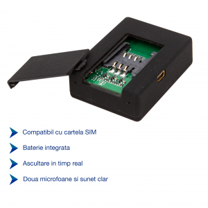 Microfon Spion GSM  pentru Ascultare in Timp Real cu 3 Microfoane Incorporate | XSMG108 [1]