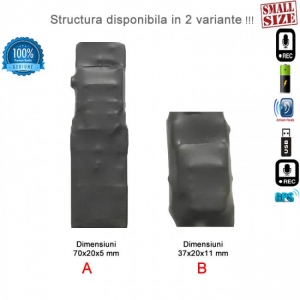 Mini modul microfon spion  cu modul gsm cu activare vocala + reportofon + AGPS, 2999 ore,MINIRIB08 [3]