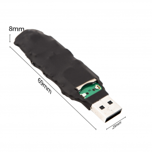 Modul Spy Profesional - Cameră Video cu Autonomie 5 ore și Reportofon 22 de Ore Autonomie, 0,8 mm , 13 Grame [0]