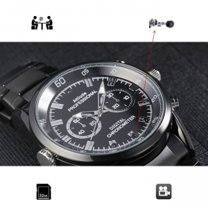 Camera video spy 1920x1080p in ceas de mana cu filmare pe timp de noapte [2]