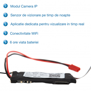 Camera Video IP Spion Wireless Wi-Fi si Night Vision, Vizualizare Online, Model MCIPNV940 [1]