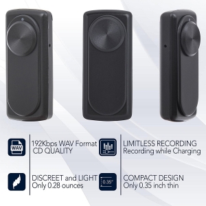 Modul Reportofon 8GB, Activare Vocală, 20 de Ore Autonomie și Capacitate de Stocare 90 de Ore, Model DOTON 9mm Grosime [4]