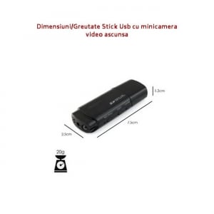 Camera video cu filmare pe timp de noapte ascunsa in stick USB de memorie [2]