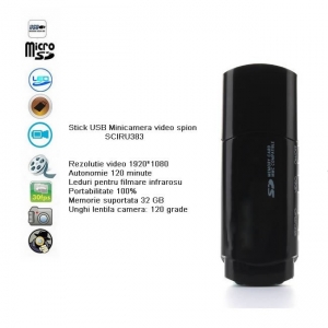 Camera video cu filmare pe timp de noapte ascunsa in stick USB de memorie [0]