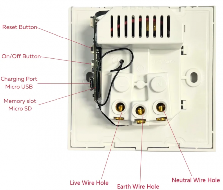 Priza cu Camera Spion Integrata Wi-Fi, Full HD și Senzor Mișcare, CAMIP105BW [3]