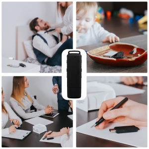 Reportofon Spion cu Activare Vocala in Stick USB, 16Gb-1128 de ore, 26 de ore autonomie, Ultra-Profesional [8]