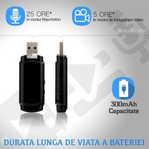 2in1 - reportofon si camera integrate in stick USB de memorie [2]