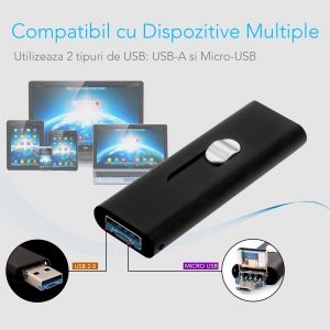 Stick usb de memorie reportofon spion cu activare la voce  8 Gb - 147 ore SR089GB22 [2]