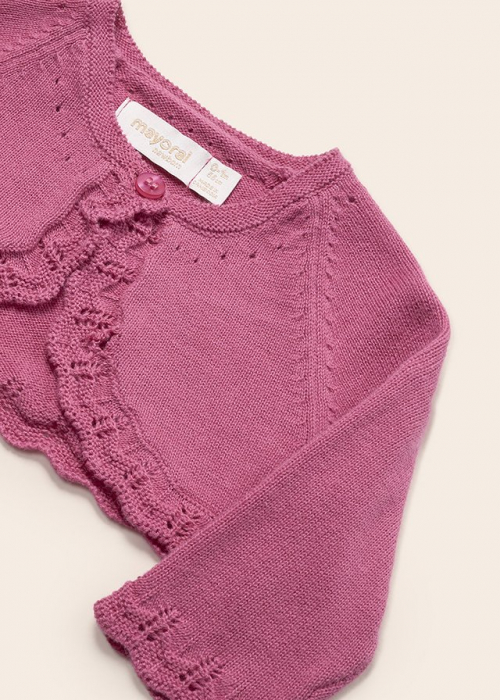 Cardigan fetițe 318 gen bolerou din bumbac [2]