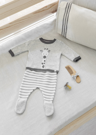 Seturi - Costumas bebe bumbac organic de calitate 3929