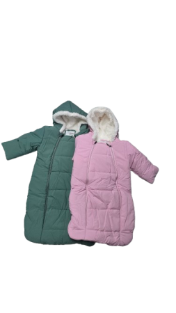 Salopete - Sac dormit Bebe cu blanita in interior.