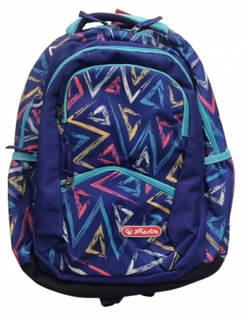 Rucsac Zipper Pro cu motiv Triangle [1]